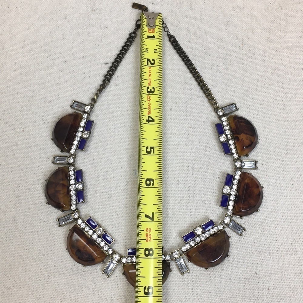 Bauble Bar Faux tortoise statement necklace - Picture 5 of 9